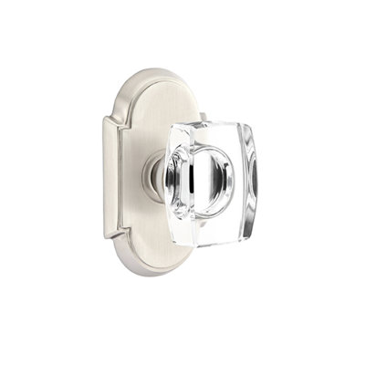 Poignée cristal d’intimité avec # 8 rose Windsor