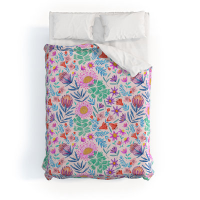 Polyester No Floral Duvet Cover