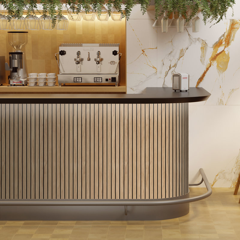 Acoustic Wood Slat Wall Paneling, 3D Shiplap Decorative Soundproof Panel for Walls and Ceilings (Covers 31 sq.ft.)