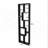 Asymmetrical Display Shelf & Bookcase, 5-Tier-1892114426