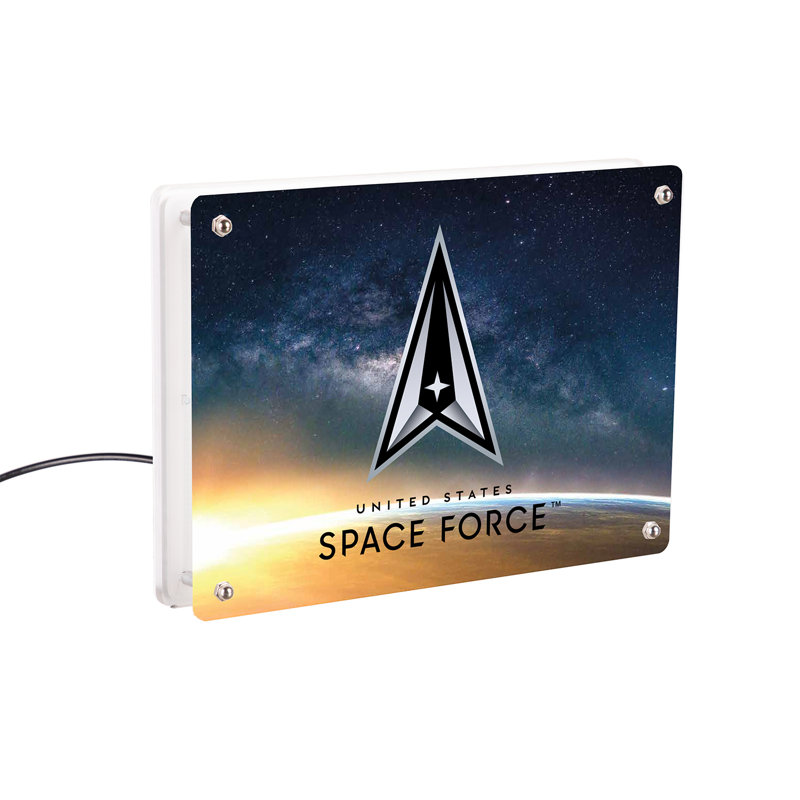 Desklite LED Decor, Rectangle, US Space Force