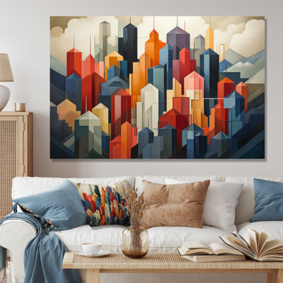 Cubic Los Angeles Skyline - Los Angeles Wall Art