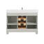 Meuble-lavabo simple 48 po en bois massif avec plateau en marbre d'ingénierie de 1 po-106492212-106492217