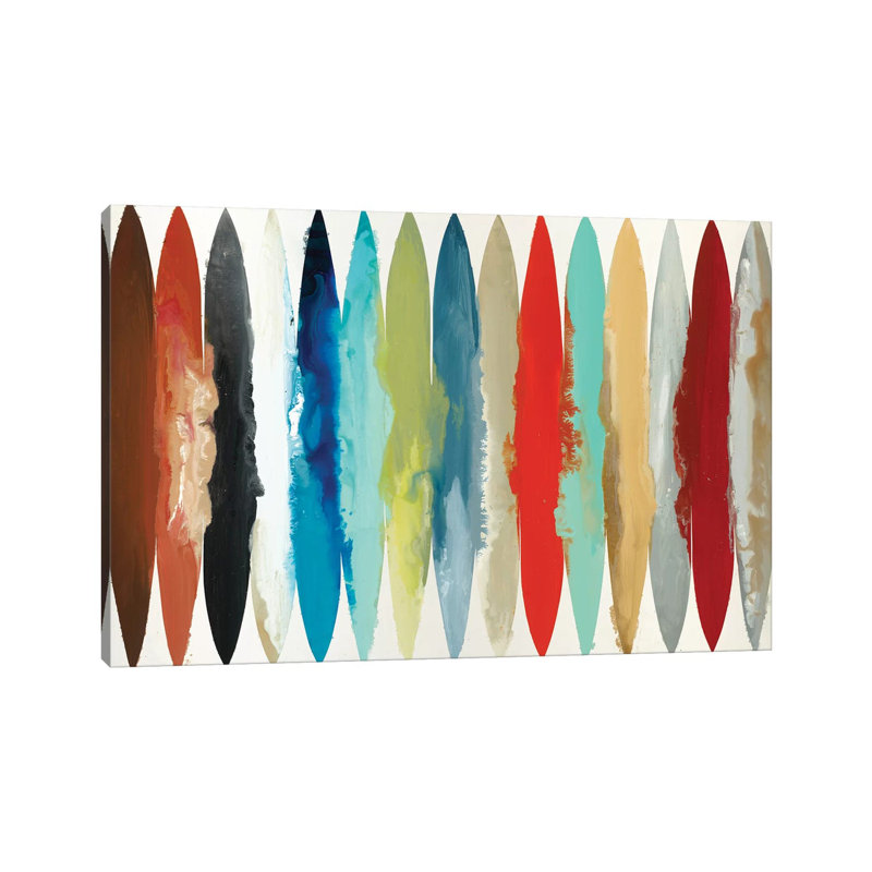Flowing Motion I by Domonique Brown - Painting on Canvas, Wrapped Canvas, 152.5 cm H x 101.5 cm W x 3.175 cm D