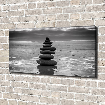 Balance Stones - Wrapped Canvas Print