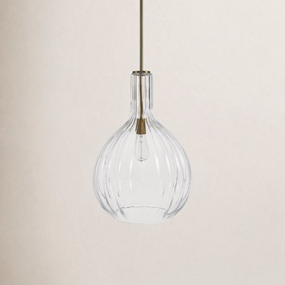 1 - Light Gold Chandelier Pendant