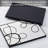 Scribble Decorative Hardboard Placemats with Protective Cork Backing 4 Pack