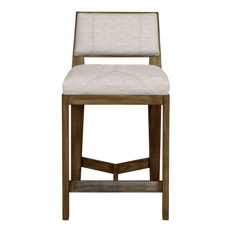 Thom Filicia 32.5'' Stool, Havana, Impala Linen