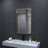 Leyat Modern Rectangle Metal Frame Wall Mirror for Bathroom-1133631095-1133631053
