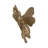 Bee Figurine Metal Aluminum Glam Style Metallic Finish for Home Office Bedroom Living Room Decor - 3" Gold