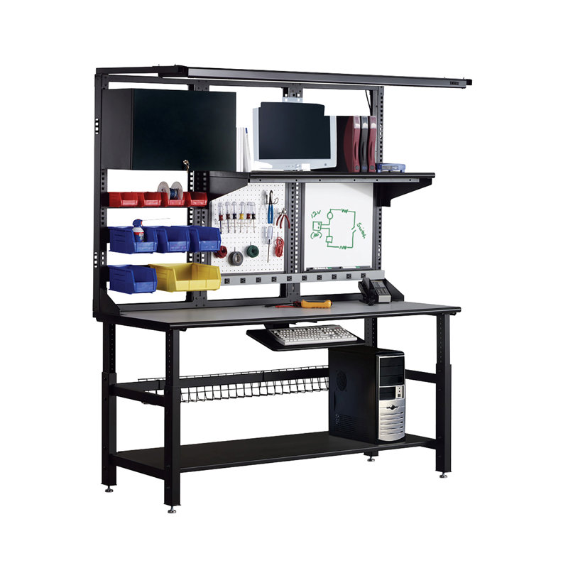 72" L Techworks Network Height Adjustable Utility Table