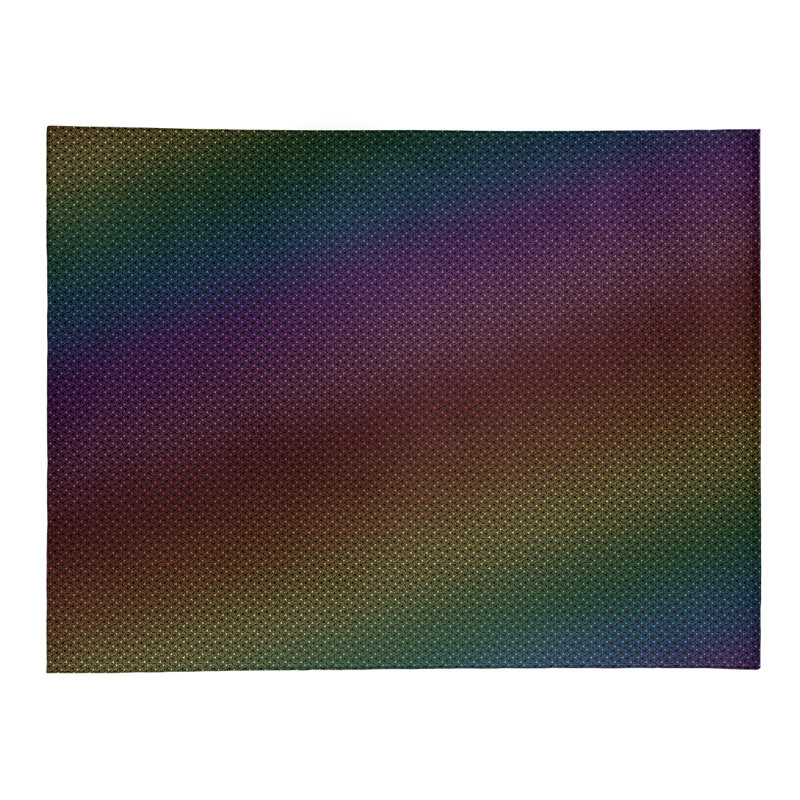 Chenille Ombre Indoor Rug, Rectangle 3' x 5'