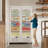 11.6 Cu.Ft Commercial Refrigerator with Glass Door, LED Light & Adjustable Shelves-119417360