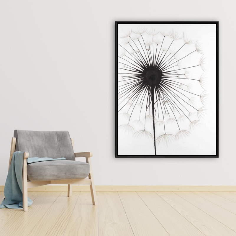 Dandelion Print On Canvas