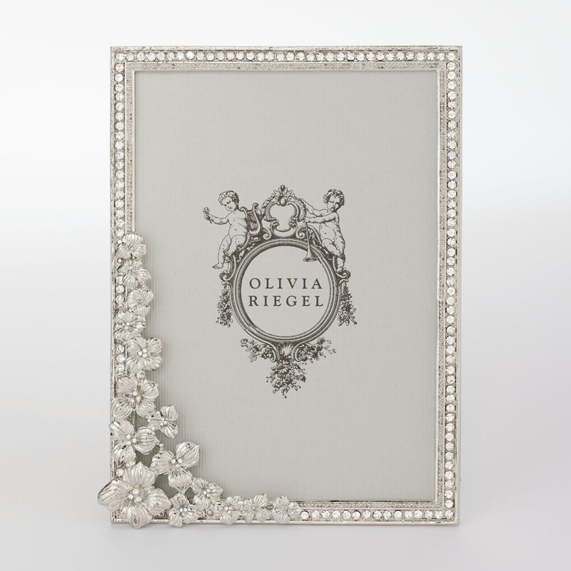 Evelyn Metal Picture Frame, 5" x 7", Gold