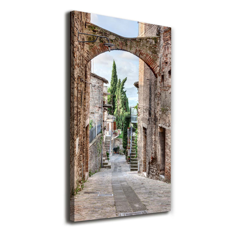 Italian Streets - Wrapped Canvas Print