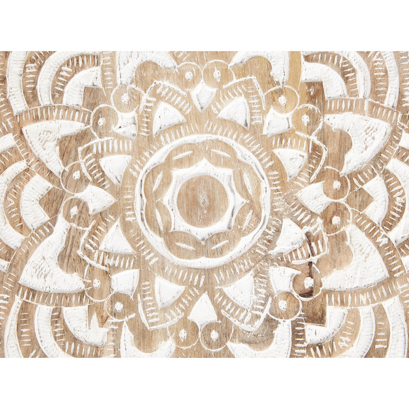 Bernnadette Solid Wood Tray Top Nesting Tables