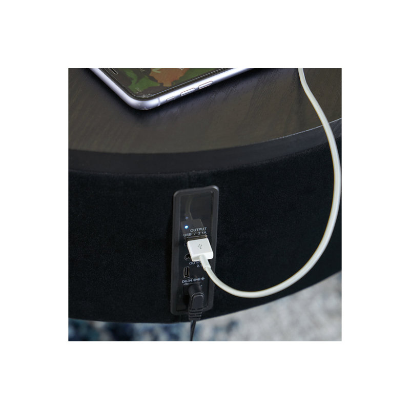 Table d'appoint avec haut-parleur Sofica