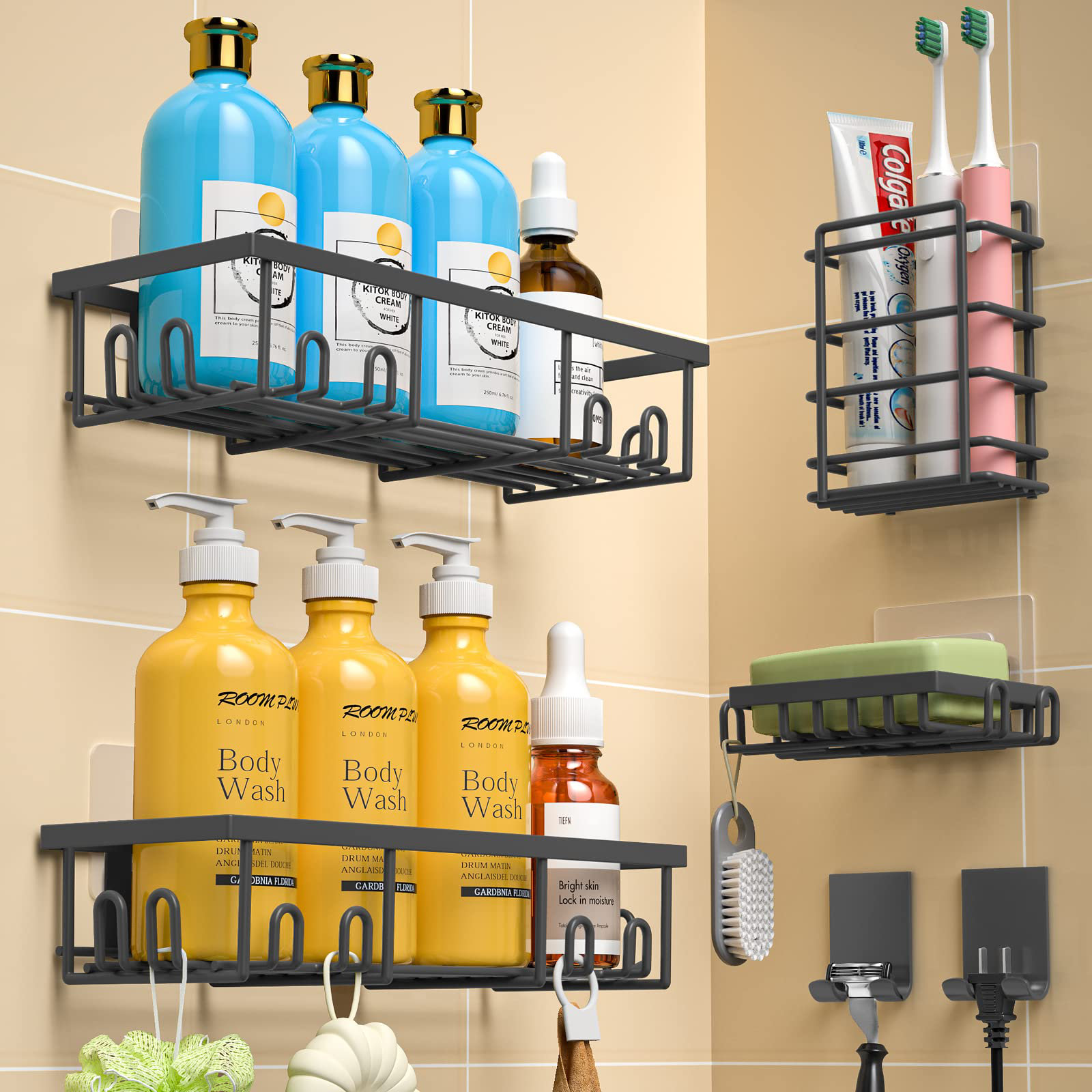 https://assets.wfcdn.com/im/51085236/compr-r85/2578/257893893/adhesive-shower-caddy-6-pack-bathroom-shower-shelves-stainless-steel-bathroom-organizer-shower-organizer-storage-rack-with-soap-dishes-wall-mounted-for-bathroom-toilet-no-drilling-black.jpg