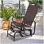 Fauteuil oscillant d'extérieur Outsunny