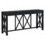 Console U_Style en placage d'acacia de 60 po avec 4 tiroirs spacieux-2021375433