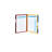 Durable SHERPA 10-Pocket Wall Reference Organizer - Letter Size 8.5" x 11"