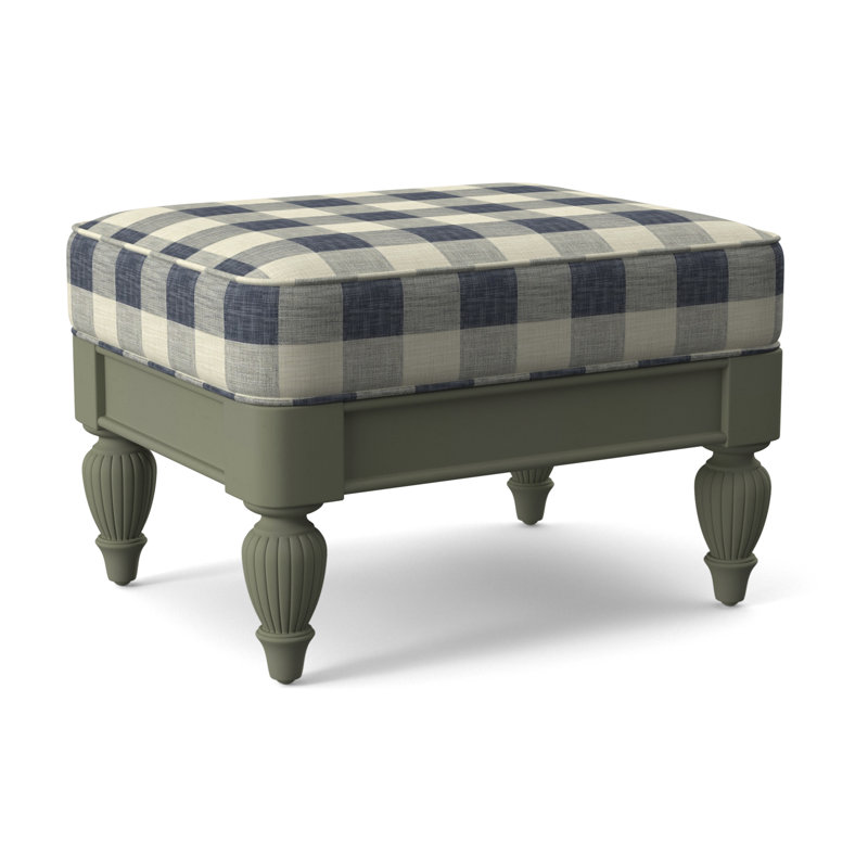 Grand View Ottoman, Beige Performance Fabric; 0851-73, Greystone Finish