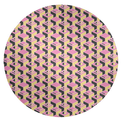 Chenille Geometric Indoor Rug