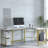Konsta L-Shaped Metal Base Writing Desk-1113910245