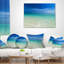 Coussin lombaire seascape océan sous le ciel