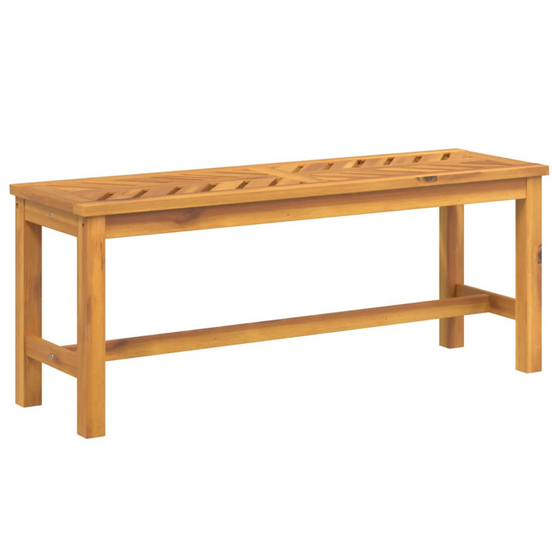 Karren Solid Wood Outdoor Bench, 45 cm H x 110 cm W x 35 cm D