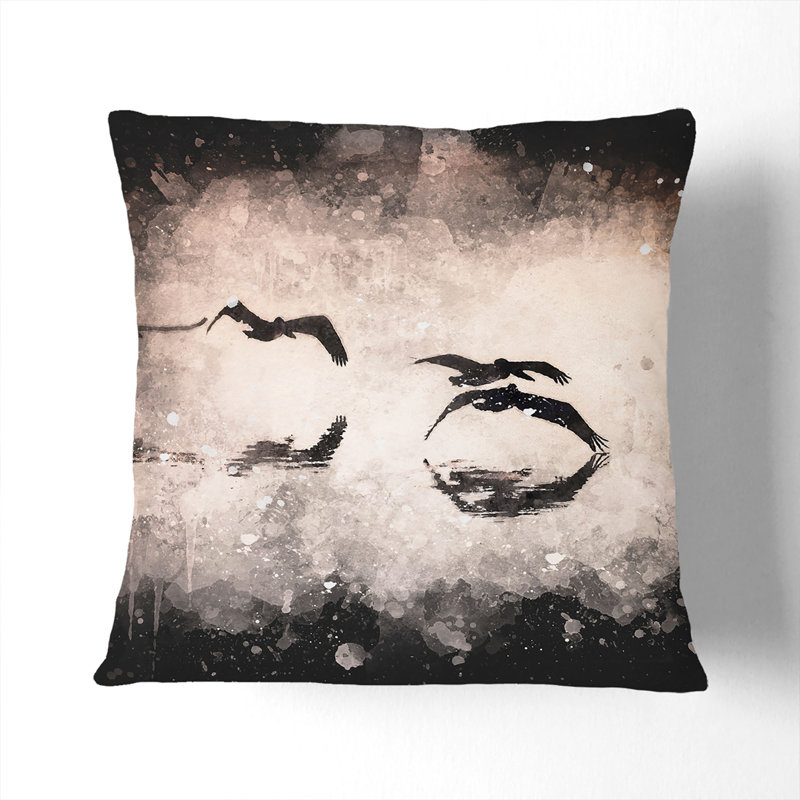 Square Throw Cushion, 40cm H x 40cm W x 15cm D
