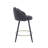 Damisi Upholstered Counter Stool with Metal Frame-908866356