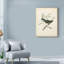 « délicat oiseaux iii », reproduction de peinture à l’huile sur toile tendue-33520247