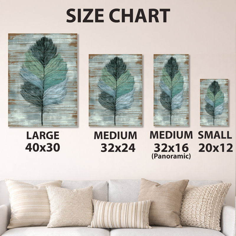 Motif en bois bohémien et plumes - Décoration murale géométrique en métal, impression bohème sur métal, L 30 po x H 40 po