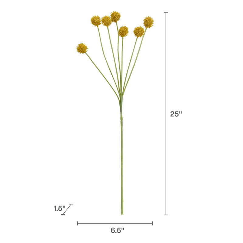 Fleur artificielle Elements, 6 pièces, 25 pouces
