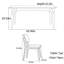 Table de salle à manger moderne et minimaliste-123401356-123401354