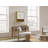 Bathroom Wall Cabinet with Double - Door, Bottom Shelf, Wavy - Patterned Doors, Adjustable Inner Shelf, Easy Installation, Natural Wood