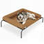 Elevated Dog Bed with Removable Cooling Cushion-801308710-801308711