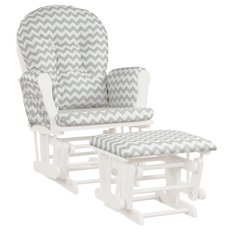 Gerstner Rocking Chair with Ottoman