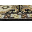 Tapis gris anthracite en laine fabriqué à la main 2 pi 7 po x 6 pi Shondreka