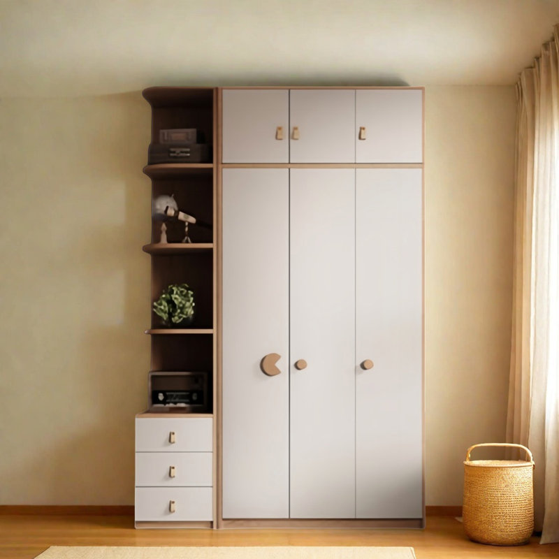Garde-robe simple et moderne de couleur unie