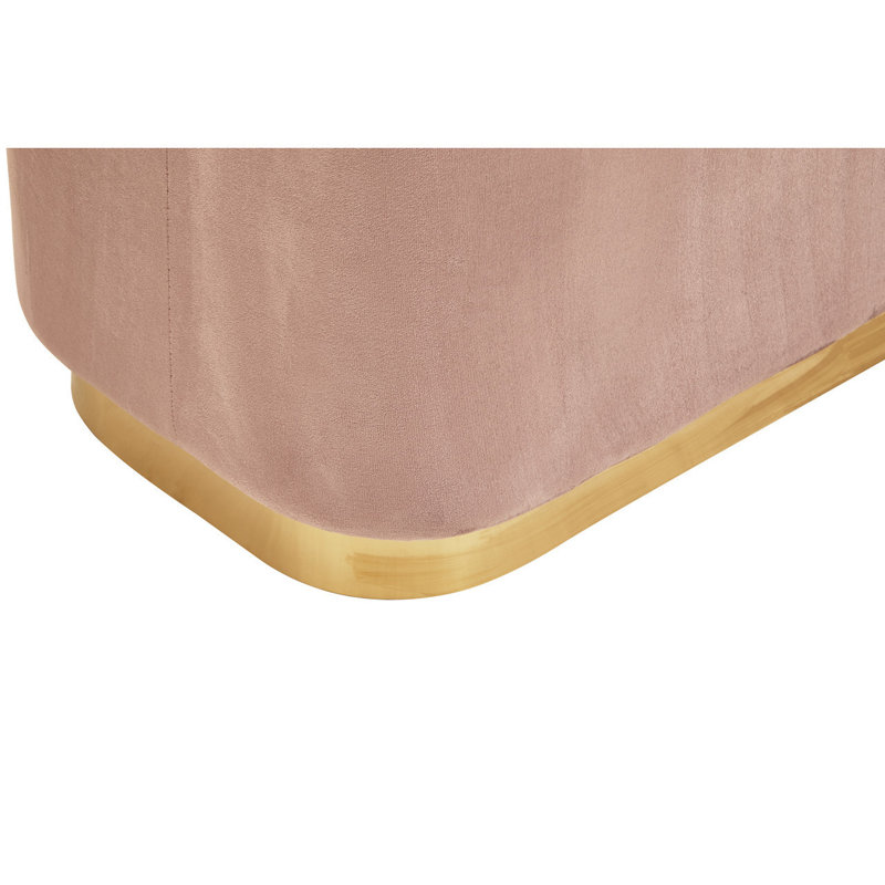 Manufactured Wood Accent Stool, Pink