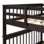 Lit superposé double avec lit gigogne, rangement et garde-corps pour chambre à coucher avec escalier-1111132144