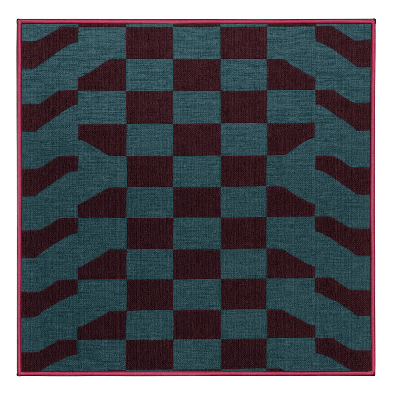 Tapis botanique lavable à la machine, Carré 5 pi