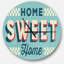 Horloge murale rétro Home Sweet Home-34140883