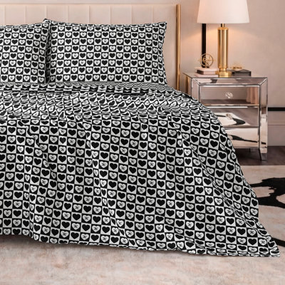 Juicy Couture Printed Microfiber Sheet Set