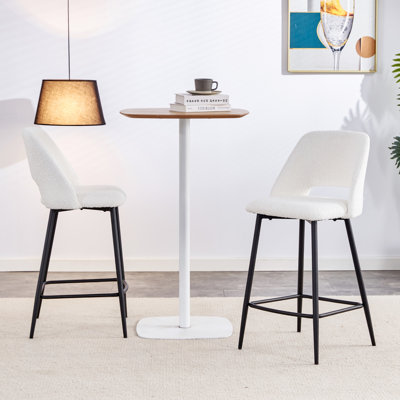 Tabouret de comptoir rembourré Valdez