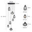 Jay 7 - Light Black Cluster Pendant