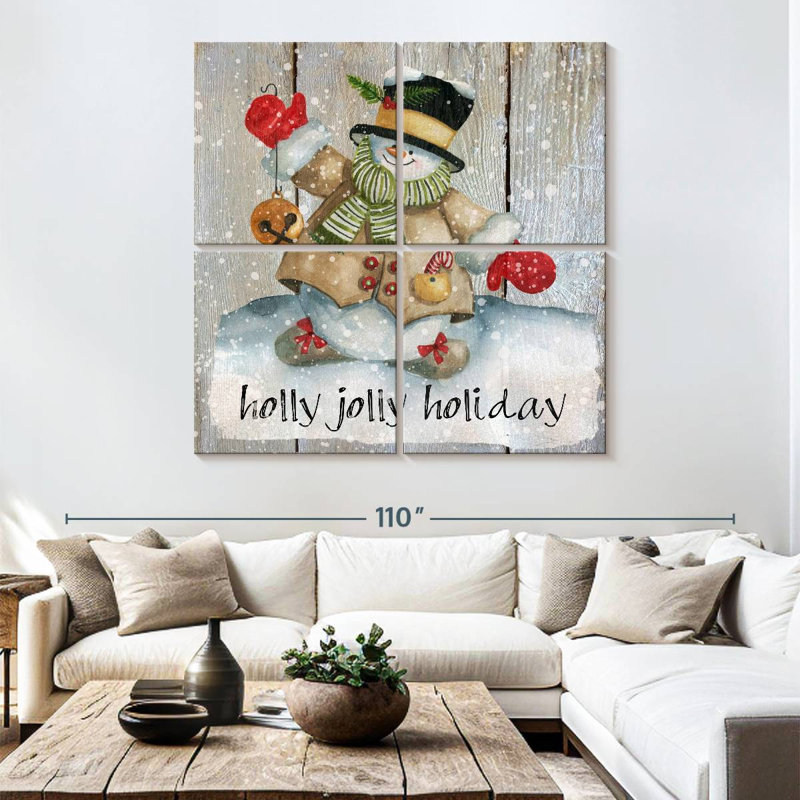 Lelend Holly Jolly Snowman, 74" H x 74" W